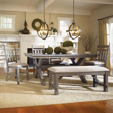 Gray Dining Room Chairs & Benches 